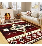 B BENRON Western Rugs for Living Room Bedroom Non Slip, Aesthetic Home Decor for Dining Table Kit...