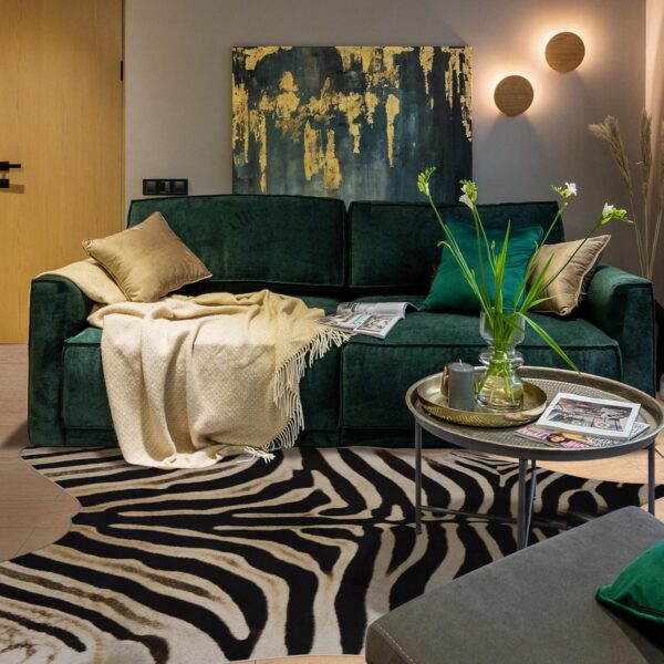 Leatherhubz-Large Zebra Rug 7.6 X 6.2 ft Premium Cowhide Rugs - Image 4